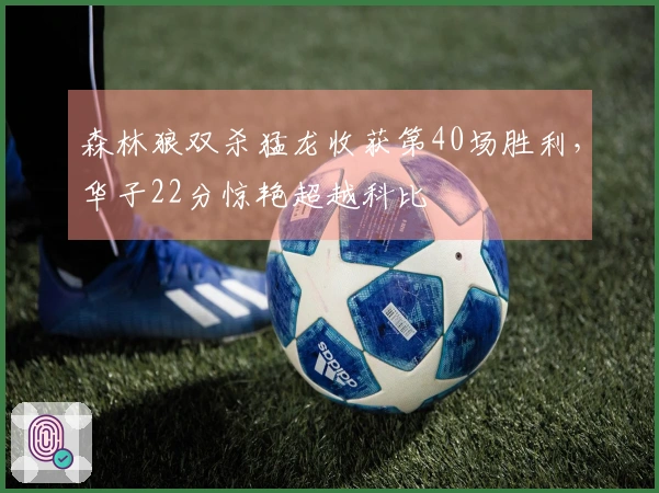 森林狼双杀猛龙收获第40场胜利，华子22分惊艳超越科比